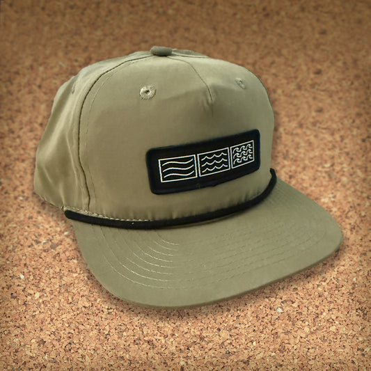 RELAXED ROPE W/EMBLEM PATCH  // OLIVE