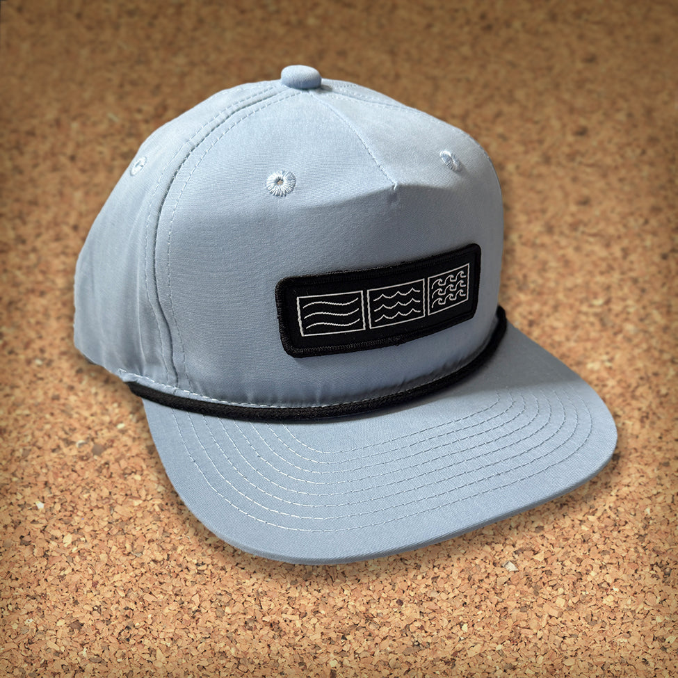 RELAXED ROPE W/EMBLEM PATCH  // SLATE BLUE