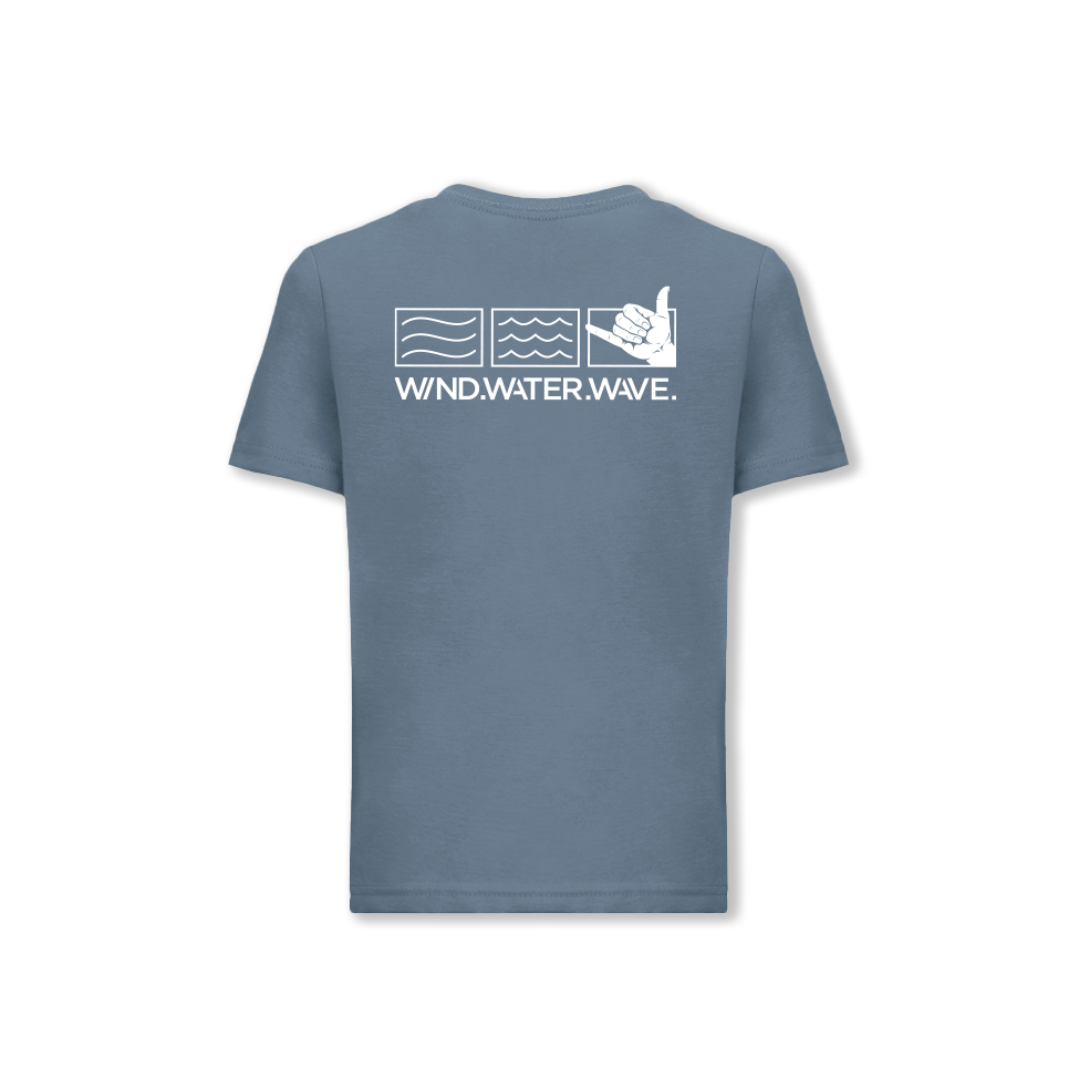 KIDS SHAKA TEE // BLUE