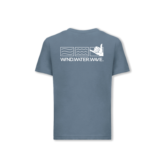 KIDS SHAKA TEE // BLUE