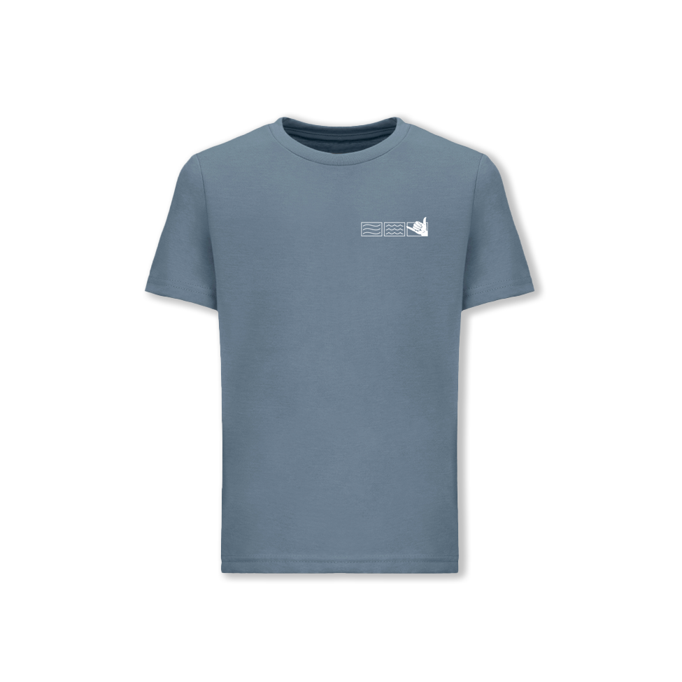 KIDS SHAKA TEE // BLUE