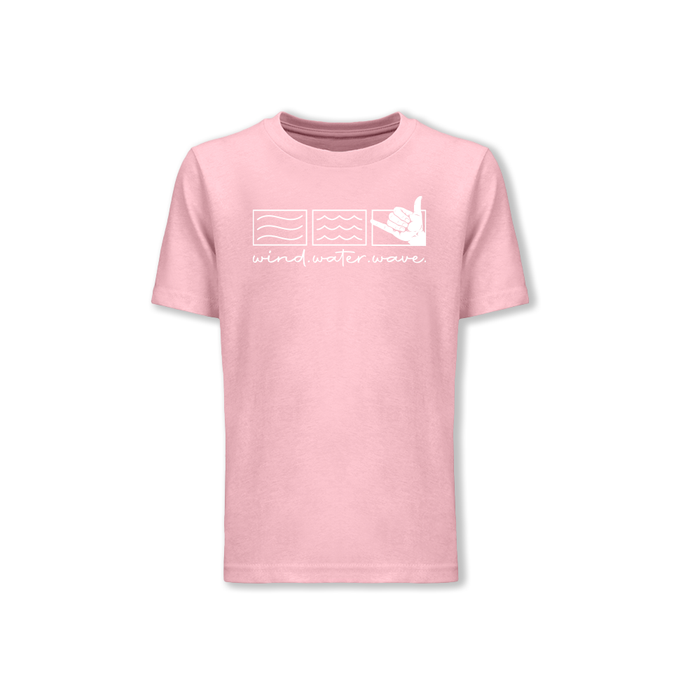 KIDS SHAKA TEE // PINK