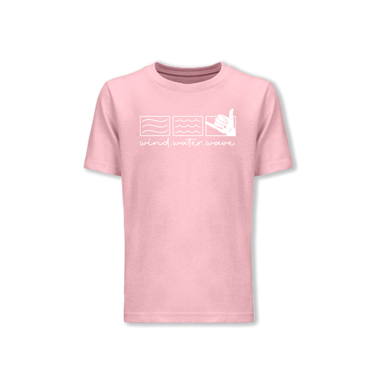 KIDS SHAKA TEE // PINK