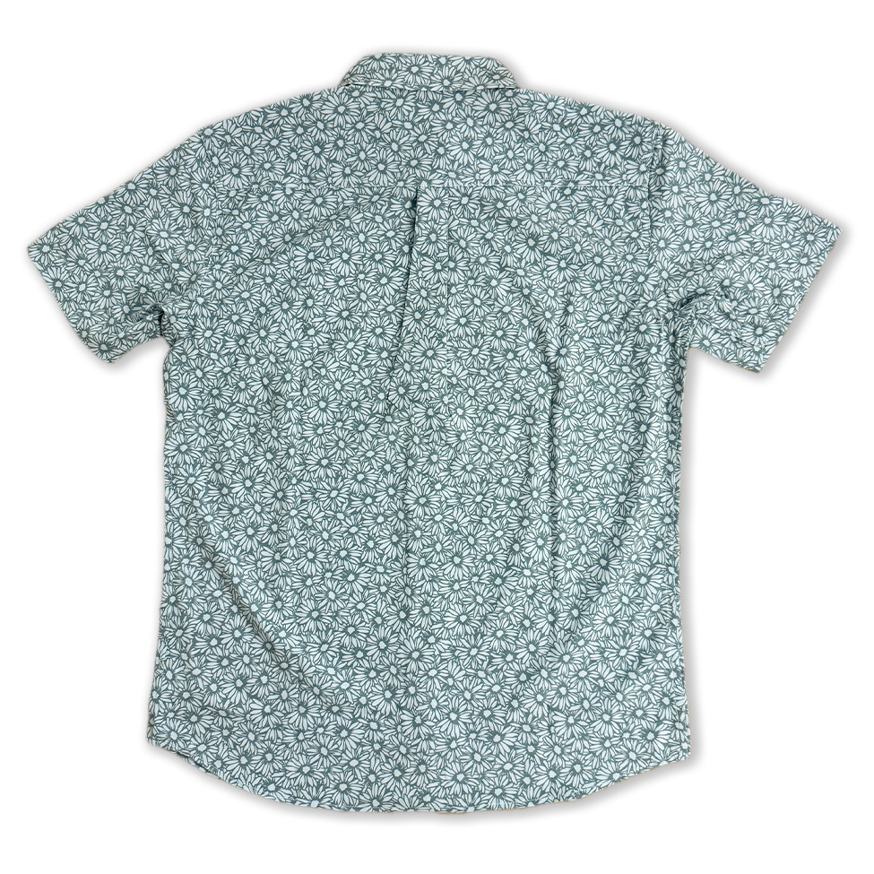 SAGE BLOOM BUTTON UP