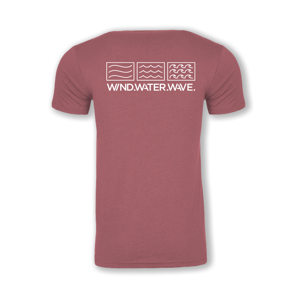LOGO TEE // HEATHERED MAUVE