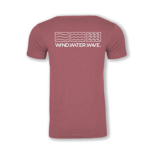 LOGO TEE // HEATHERED MAUVE