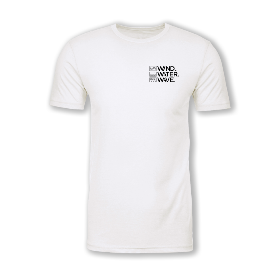 STACKED TEE // WHITE