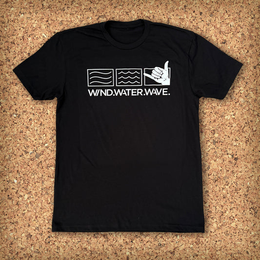 SHAKA TEE S/S // BLACK