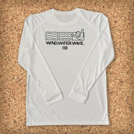 KIDS SHAKA UV SHIRT // WHITE