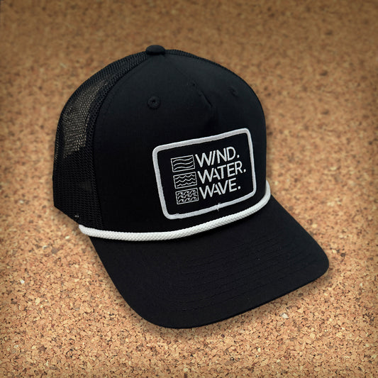 CLASSIC TRUCKER W/PATCH // BLACK