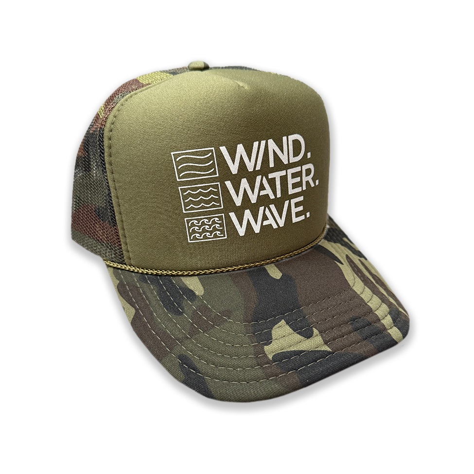 STACKED FOAM TRUCKER // CAMO