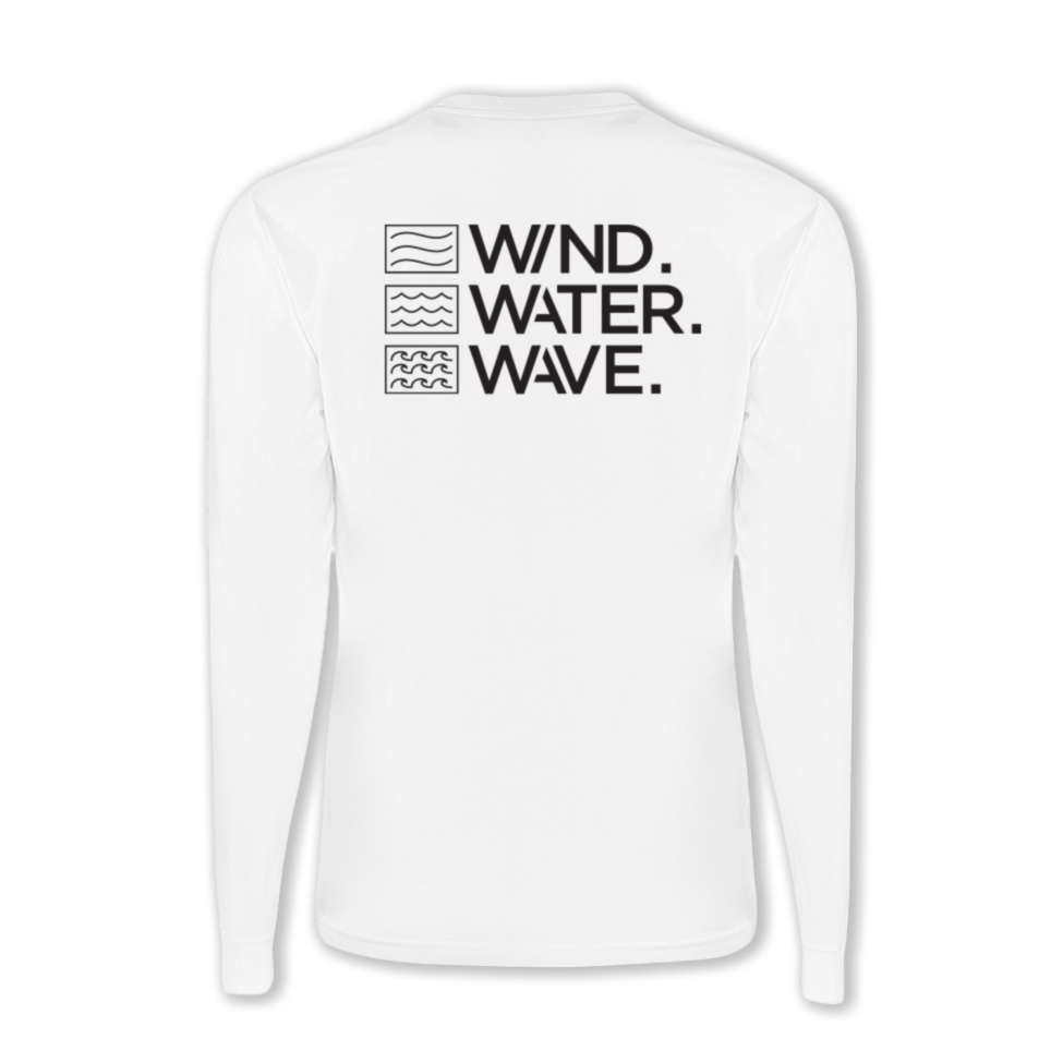 STACKED TEE L/S // WHITE