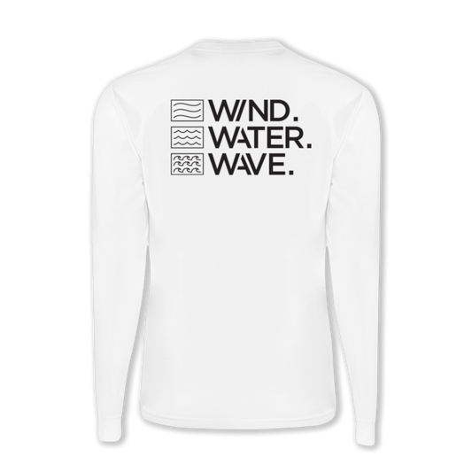 STACKED TEE L/S // WHITE