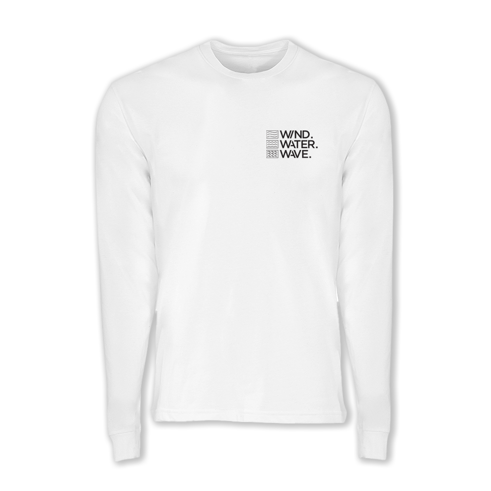 STACKED TEE L/S // WHITE